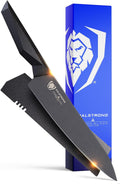 Dalstrong Chef Knife - 8 inch - Shadow Black Series - Black Titanium Nitride Coated - Razor Sharp Kitchen Knife - High Carbon 7CR17MOV-X Vacuum Treated Steel - Sheath - NSF Certified