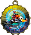 Express Medals 1 to 50 Packs Go-Kart Gold Medal Trophy Award with Neck Ribbon D214-MY426