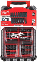 Milwaukee Shockwave 4932480943 Impact Socket Set 1/2 Inch Long in Packout Organiser 16 Pieces