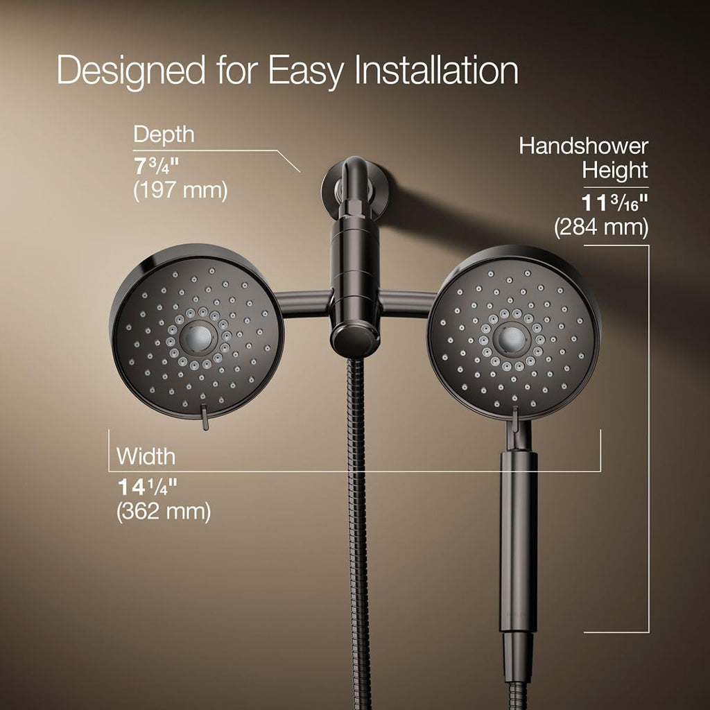 Kohler 23219-TT Purist Shower Packages, Vibrant Titanium