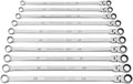 GEARWRENCH 10 Piece 120XP™ Universal Spline XL Flex Head GearBox™ Ratcheting Metric Wrench Set | 86126
