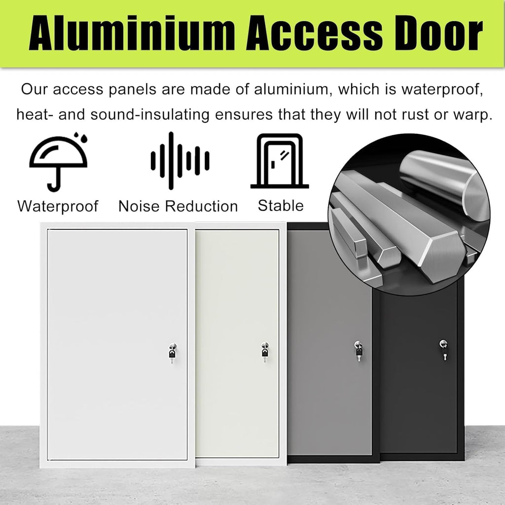 Fire Rated Attic Access Door/Wall Hatch Cover Plate, Recessed Metal Access Panels 20x20 24x28 24x36 32x48 28x32, Drywall Inspection Panel for Ceilings, Electrical, Plumbing(20'x20')