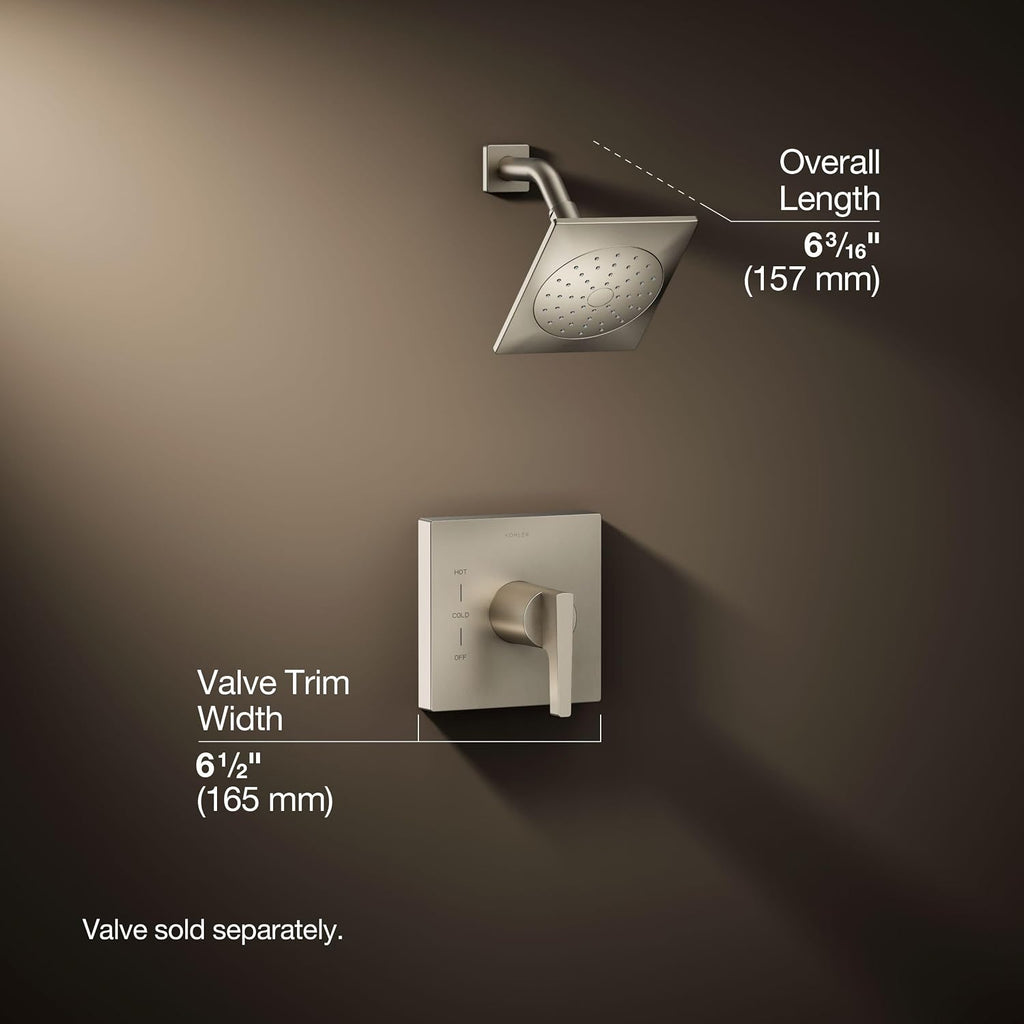 KOHLER Honesty Rite-temp Shower Trim With 1.75 Gpm Showerhead And Lever Handle