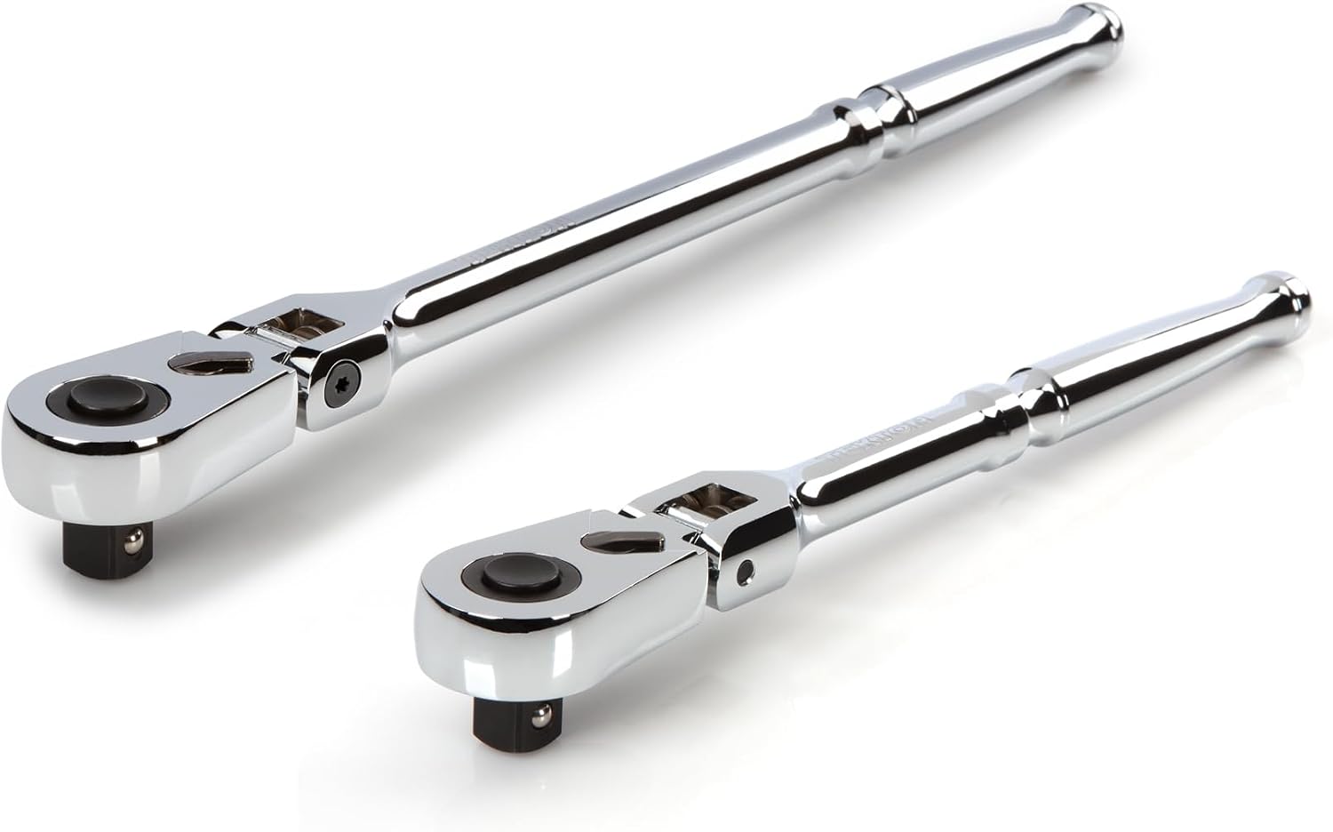 TEKTON 1/2 Inch Drive Flex Head Quick-Release Ratchet Set, 2-Piece (10-1/2, 14 in.) | SRH92301
