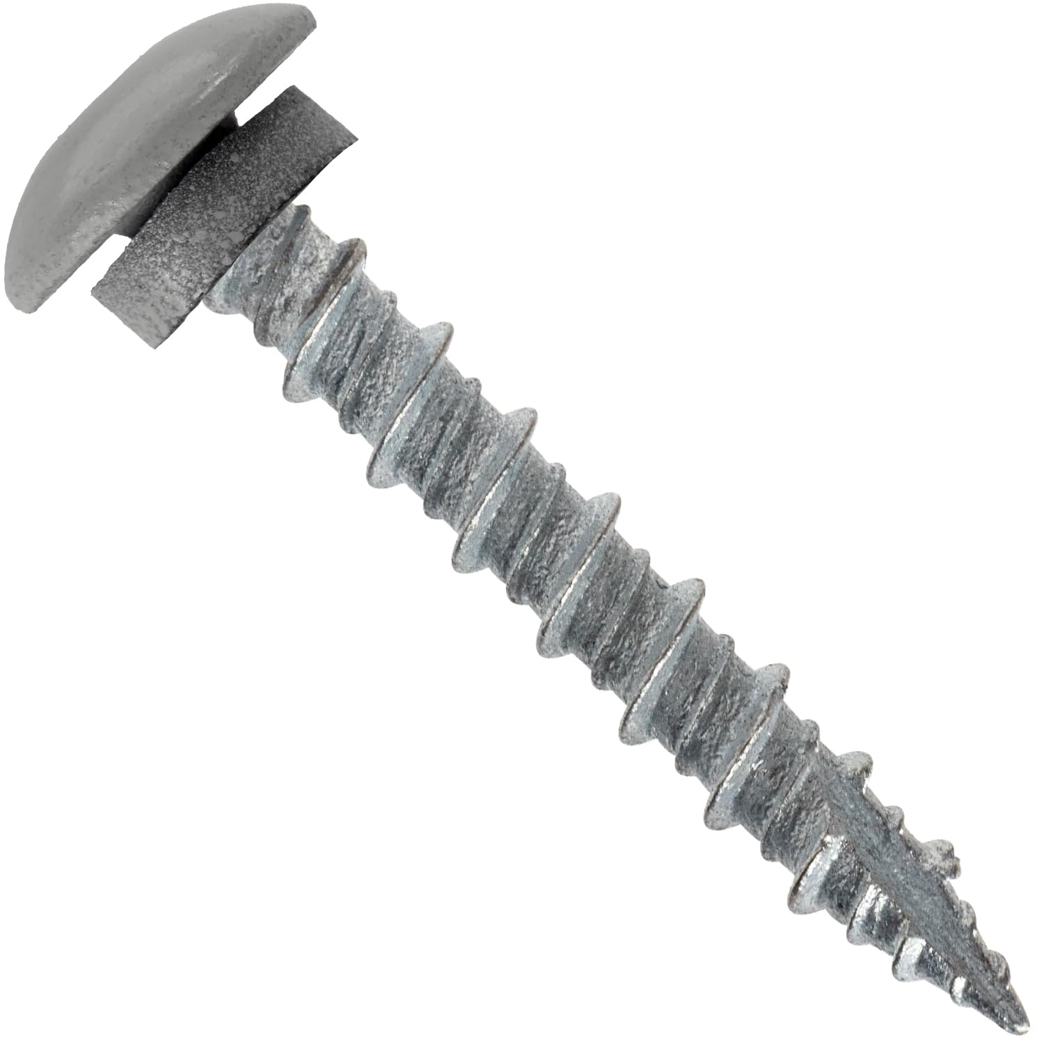 10 x 1-1/2' ABC Gray - Low Profile Star Head Roofing Screws - HI-LO Thread - Metal to Wood - T25 Torx Drive Head - EPDM Washer. 8 X 250 Bags - 2,000 Screws