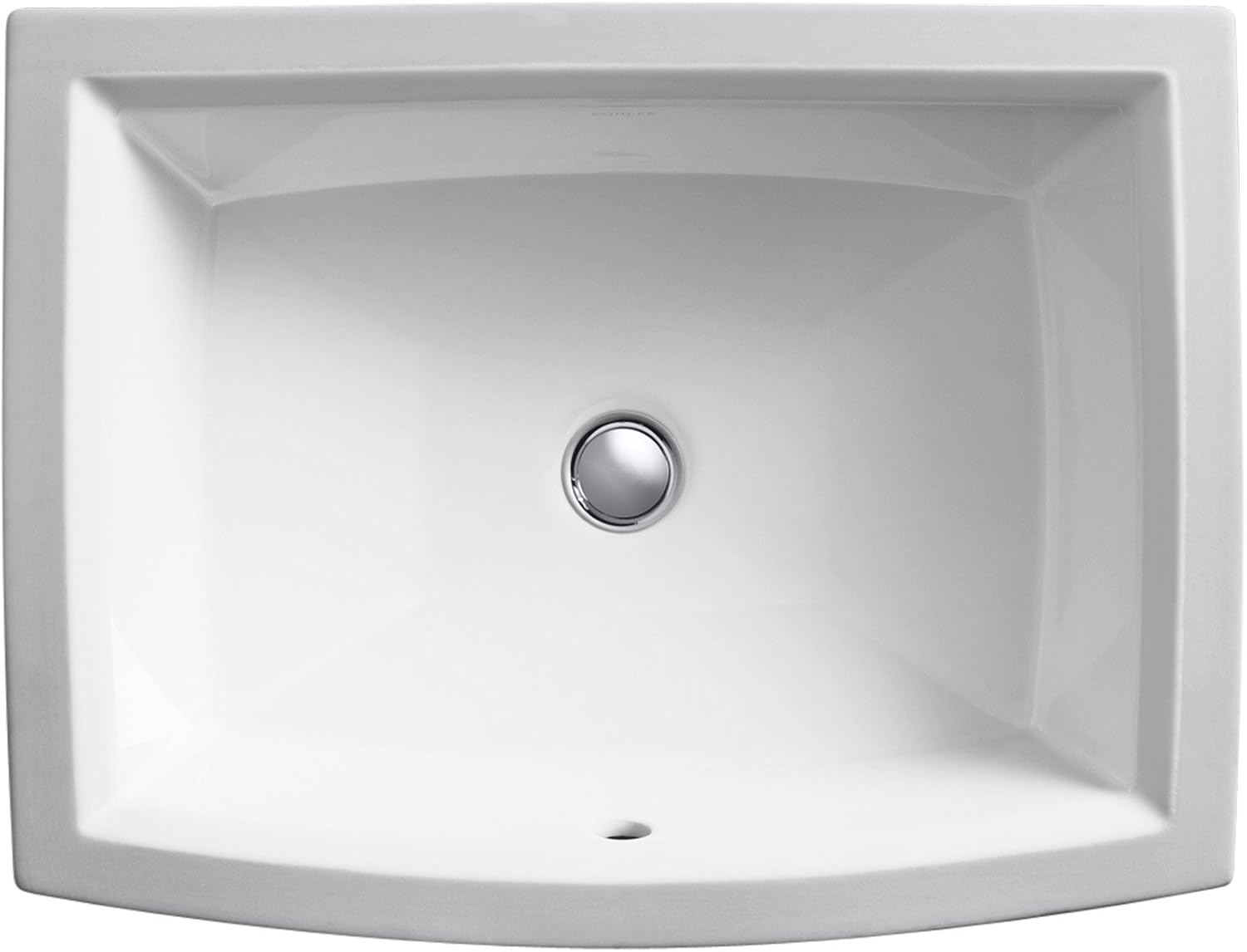 Kohler K-2355-NY 1-Bowl Undermount Bathroom Sink w/Overflow Dune
