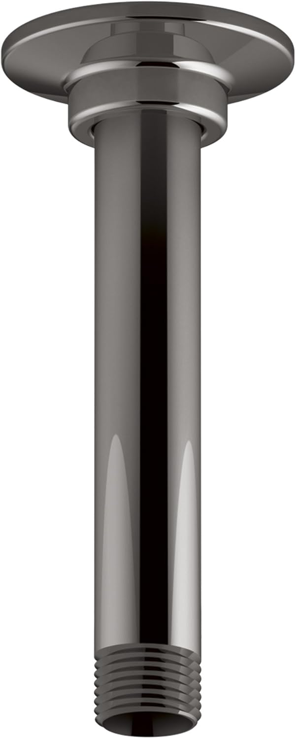 KOHLER 7394-TT 6' Ceiling Mount Showerarm and Flange, Titanium