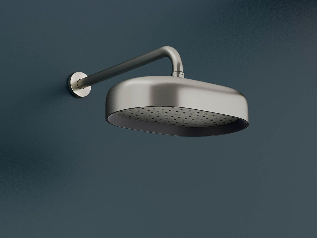 KOHLER Statement 19 in. Wall-Mount Single-Function Rainhead Arm And Flange