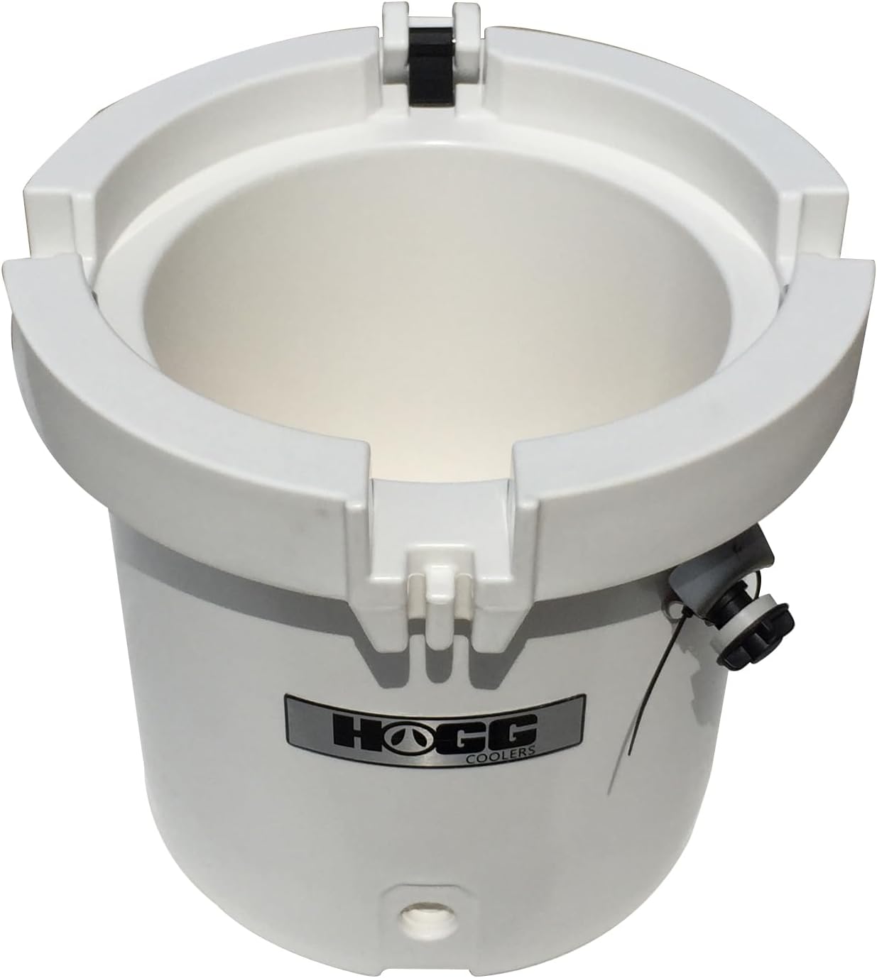 HOGG 20 Quart Round Insulated Portable Cooler Bucket, 24 Can Capacity, Easy Carry Handle