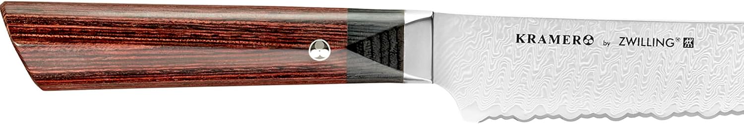 ZWILLING KRAMER Meiji 10-inch Razor-Sharp German Bread Knife, Made in Company-Owned German Factory with Special Formula Steel perfected for almost 300 Years