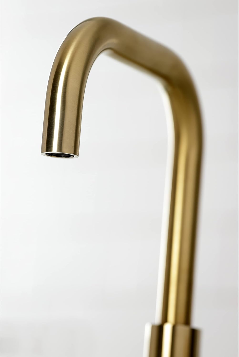 Kingston Brass FSC8933NDL NuvoFusion Widespread Bathroom Faucet with Pop-Up Drain, Brushed Brass, 10.5 x 6.81 x 9.5