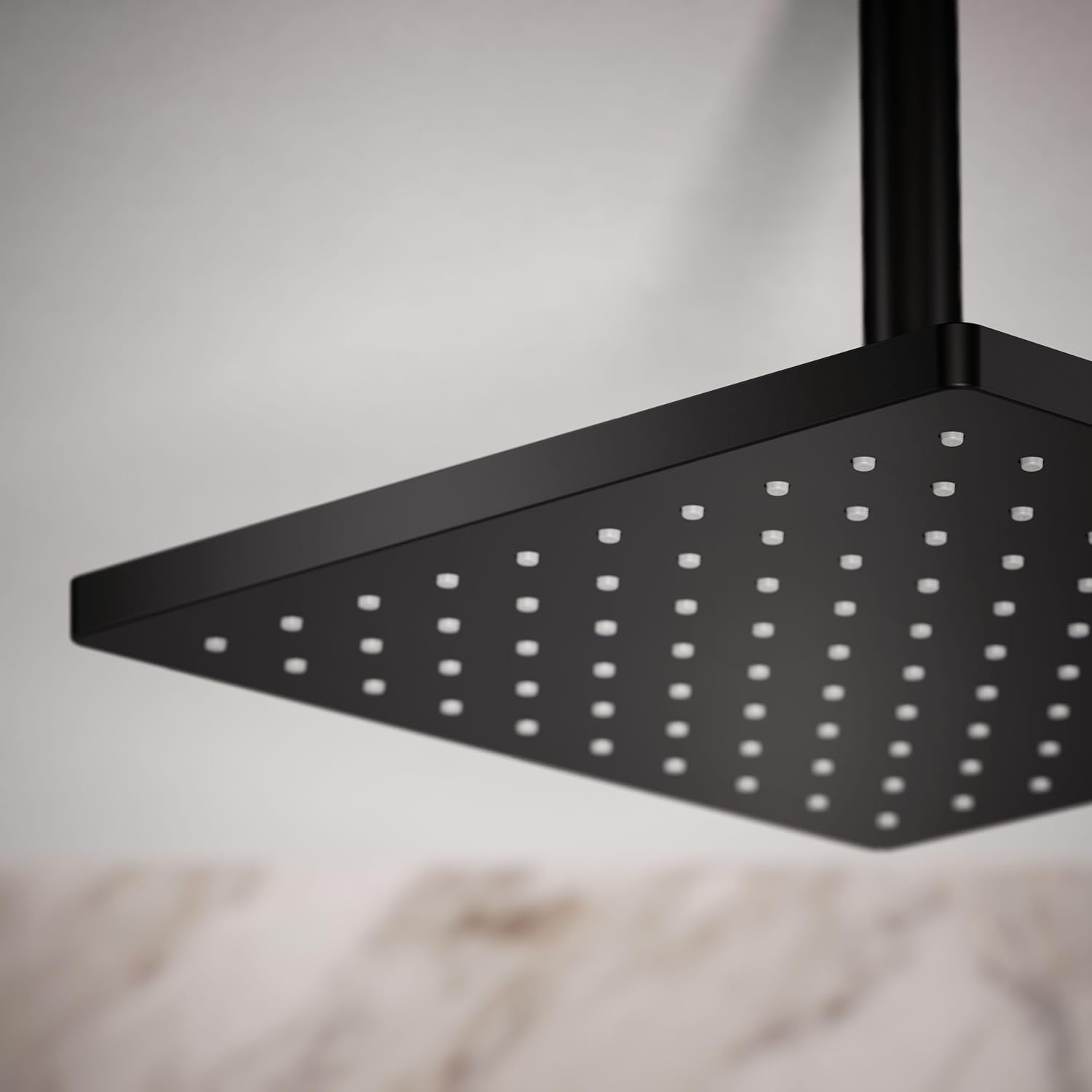 Kohler 26149-BL Honesty® 10' single-function rainhead, 2.5 gpm, Matte Black