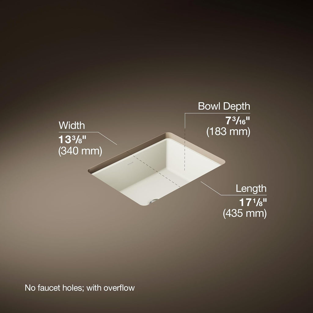 KOHLER VERTICYL™ 17X13 RECTANGLE UC LAV
