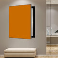 Electrical Panel Cover One-color Screen Electrical Panel Cover, Rectangle Fuse Box Protective Lid Decorative Wall, Plastic Frame Breaker Box Cover with Traceless Nails(Style15,WXH-50 x 60CM-19.7 x 23.