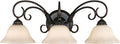 Golden Lighting Homestead 3-Light Vanity in Rubbed Bronze