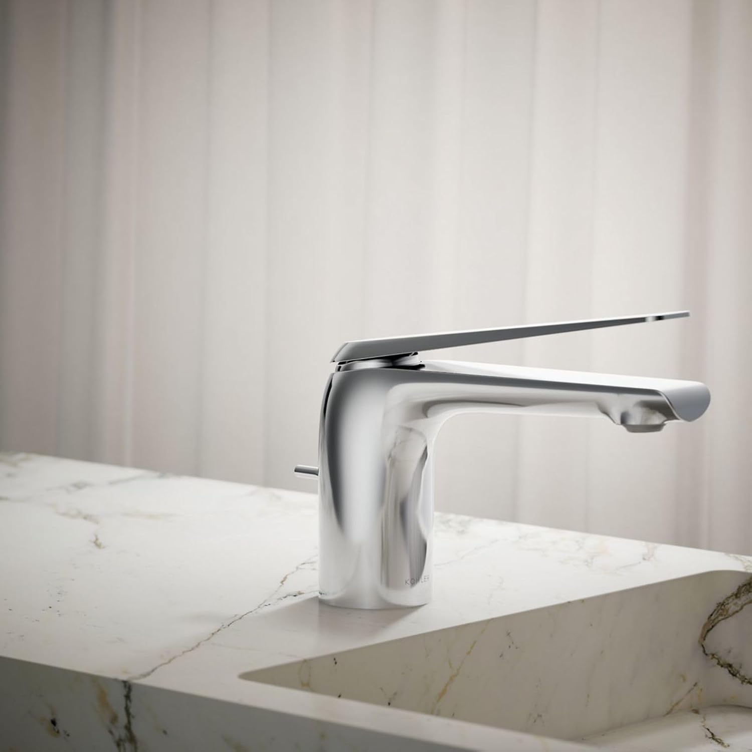 KOHLER K-97345-4N-CP AVID™ Single-Handle Faucet, 0.5GPM