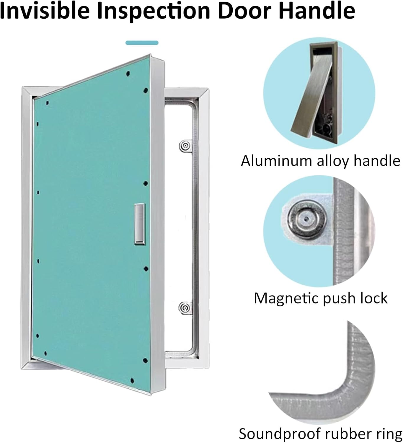 Drywall Access Panel - 32x32 Inch Hidden Inspection Door for Electrical, Plumbing & - 120° Opening, Durable Maintenance Door for Seamless Access