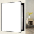 Electrical Panel Cover White Breaker Box Cover with Plastic Frame, Vertical Electrical Panel Covers for House Decoration, Wall Hanging Fuse Box Cover Wall Artative(WXL-45 x 55CM-17.7 x 21.7)