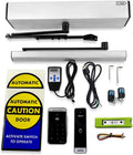 Olideauto 120B Swing Door Closer Electric with Wireless Long Distance Workable Area Access Keypad and Wireless Long Push Panel