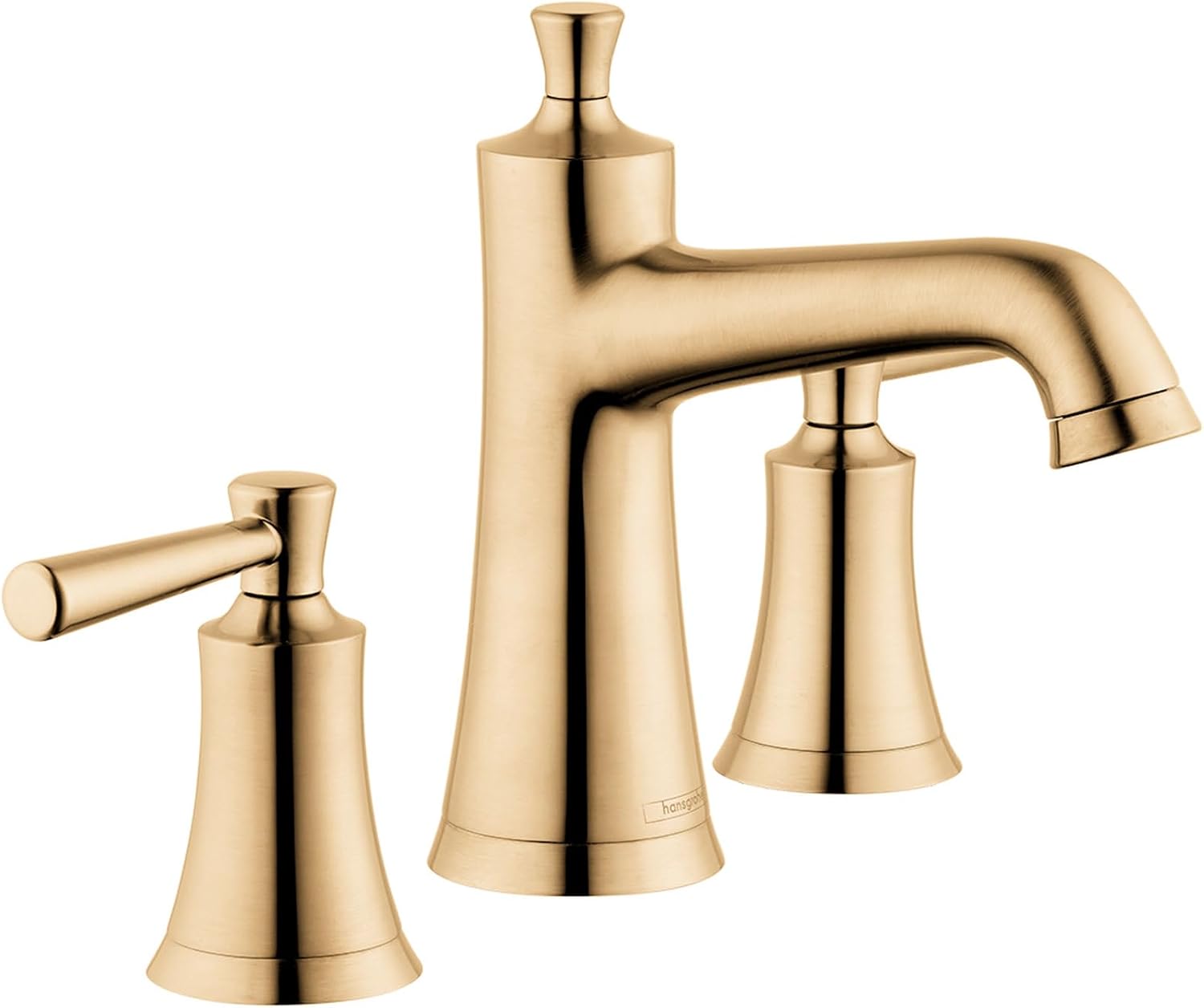 hansgrohe Joleena 2-Handle 3-Hole 7-inch Tall Bathroom Sink Faucet in Brushed Bronze, 04774140