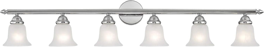 Livex Lighting 1066-05 Neptune 6-Light Bath Light, Chrome