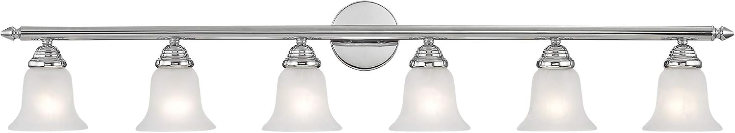 Livex Lighting 1066-05 Neptune 6-Light Bath Light, Chrome