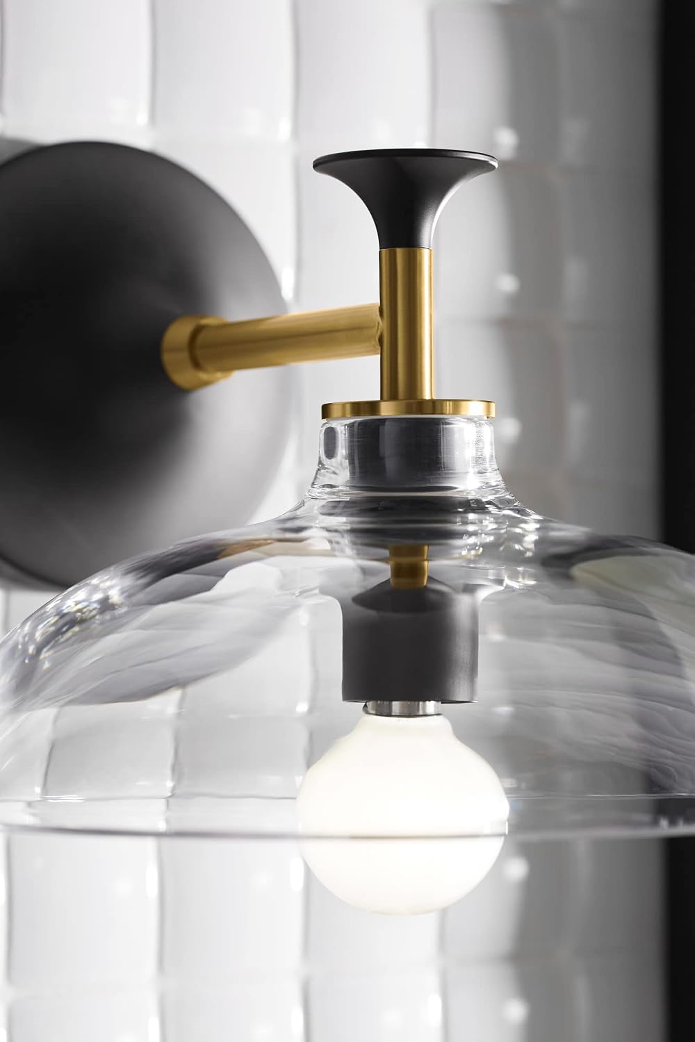 Kohler Lighting 31768-SC01 Tone 7' Tall Bathroom Sconce - Brushed Moderne Brass