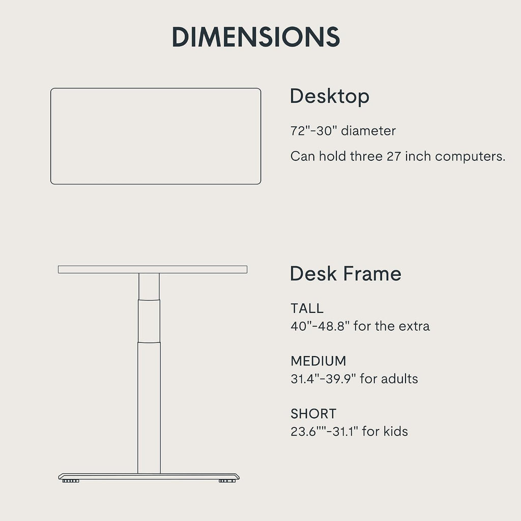 FLEXISPOT E6 Pro Large 72' x 30' Organic Modern Bamboo Standing Desk, Electric Dual Motor 3-Stage Height Adjustable Desk with Oval Legs, Heavy Duty 330lbs, Bamboo Desktop, Black Frame