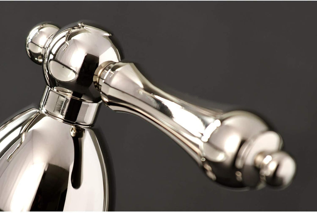 Kingston Brass KS1977AL 8 in. Widespread Bathroom Faucet, Brushed Brass, 7-9/16 Inch in Spout Reach