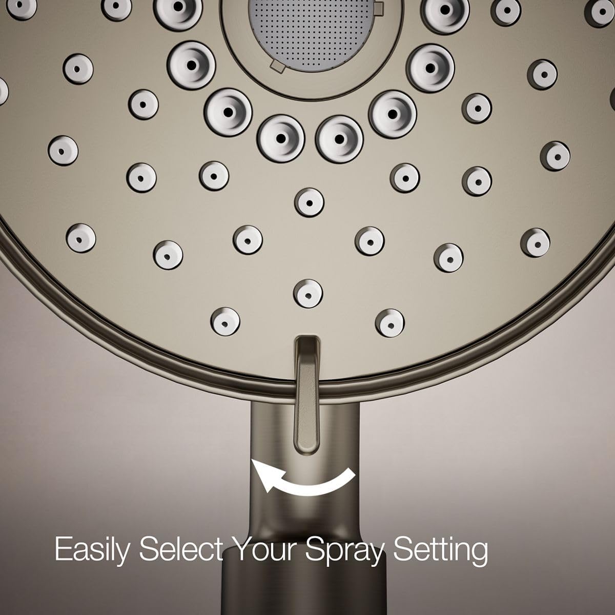 KOHLER 23219-BN Purist 2-in-1 Multi Function Shower Kit with SHOWERHEAD & HAND SHOWER, Full Coverage & Rotating Rail, Vibrant Brushed Nickel, 2.5 GPM