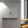 Electrical Panel Cover Analog Clock Breaker Box Cover White, Electrical Panel Cover Decorative Farmhouse Wall, Electric Meter Box Panel Cover with Traceless Nails(Style2,WXL-45 x 35CM-17.7x13.8')