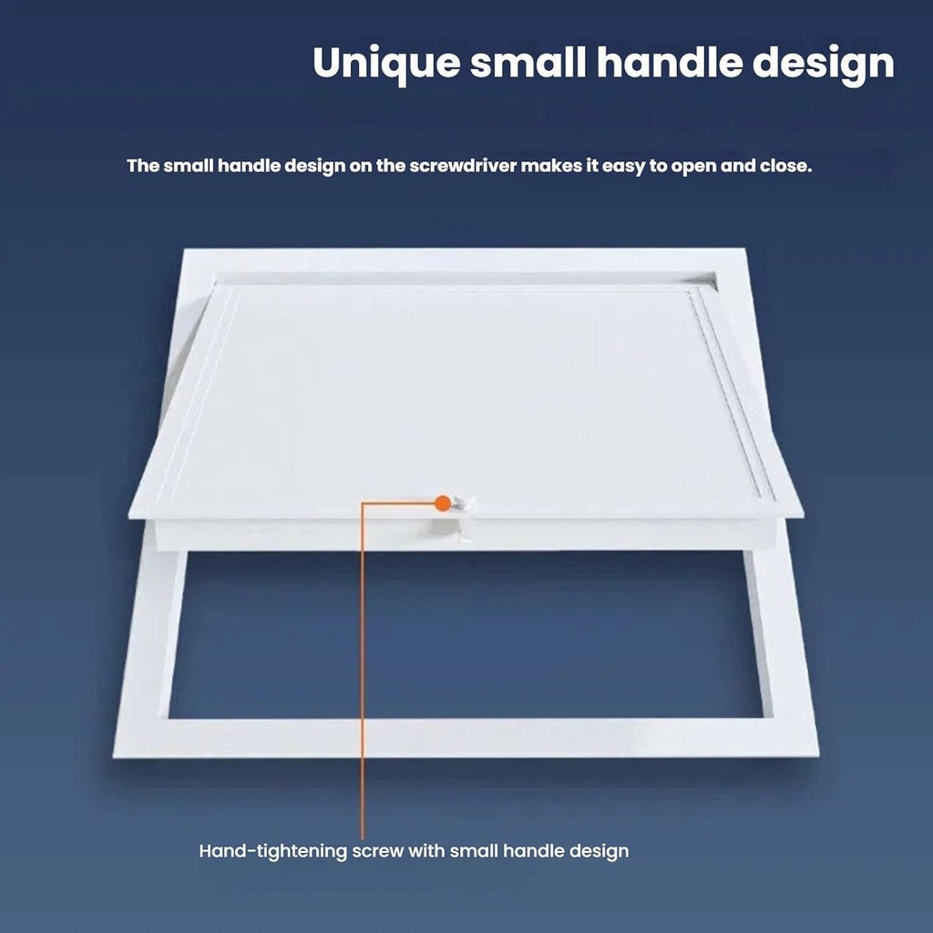 Aluminum Access Panel with Thumb Screw Handle - Galvanized Steel Inner Plate for Ceiling Maintenance, Wall Hole Cover for Attic(24x24 in/61x61 cm)