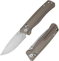 CMBMADEKNIVES CMB Braveman EDC Knife Folding Pocket knife with Clip for Men and Women Crossbar Lock Knife with S35VN Steel Blade Titanium Handle for Outdoors Camping Hiking-CMB-17 (CMB-17G)