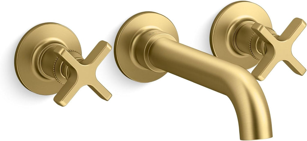 Kohler KT35910-3-2MB Castia by Studio McGee Wall Mounted Tub Filler Vibrant Brushed Moderne Brass