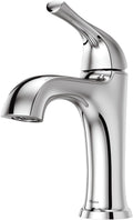 Pfister LG42-MCA0 McAllen 1.2 GPM Single Hole Bathroom Faucet with Pfast Connect, Pforever Seal Valves, Spot Defense, and TiteSeal – Includes Push & Seal Drain Assembly - Polished Chrome