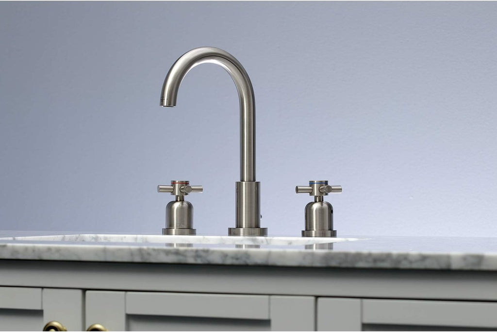 Kingston Brass FSC8928DX Concord Widespread Bathroom Faucet, Brushed Nickel, 10 x 5.38 x 10.06