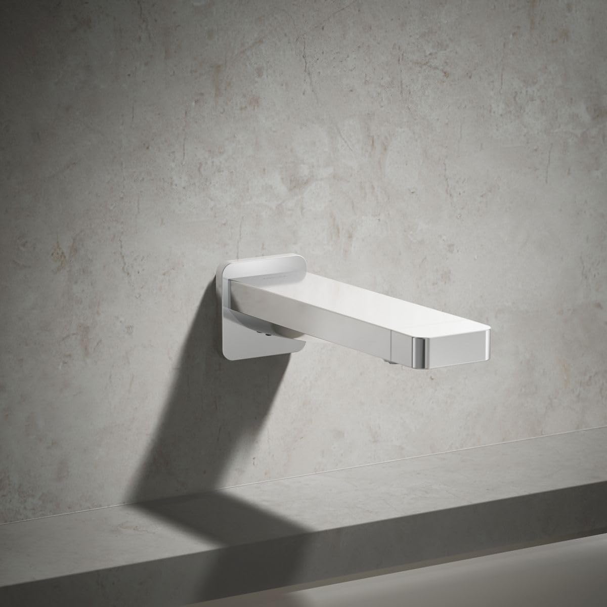 Kohler 23510-CP Parallel® Wall-Mount Bath spout, Polished Chrome