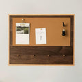Wall Mounted Electric Meter Box Decorative, Wooden Breaker Box Decorative Cover with Hooks, Hide Fuse Boxes Panel Cover Cabinet, for Farmhouse, Kitchen, Hotel(45x35cm/17.7x13.7in)
