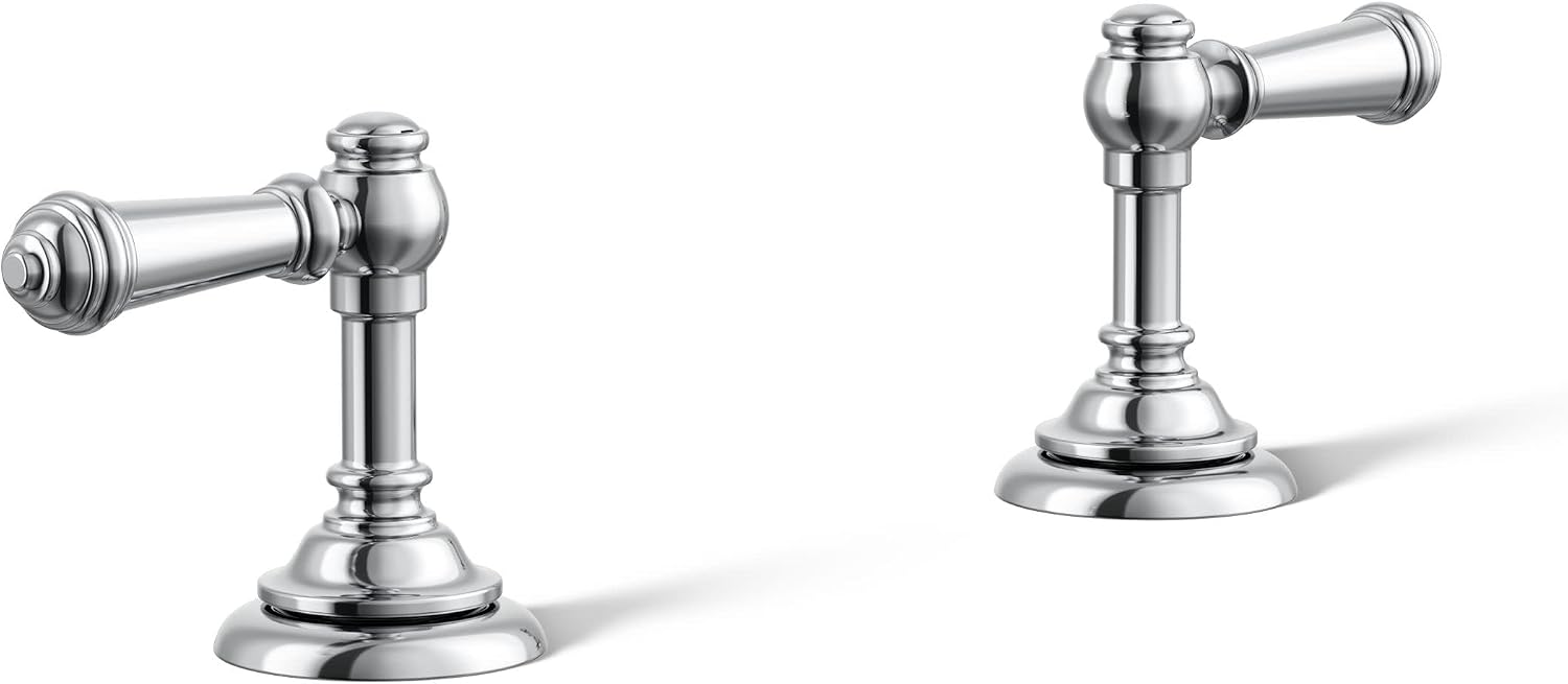 Kohler Artifacts Widespread Handles Lever, Polished Chrome