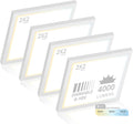 NUWATT 4 Pack, 2x2 LED Flat Panel Light, 120-277V, 3CCT 3000K/4000K/5000K Selectable, 4000LM, 40W, Internal Driver, 0-10V Dimmable, 2x2 FT Surface Mount Panel Light, 24x24 LED Ceiling Lights, 1' Thin