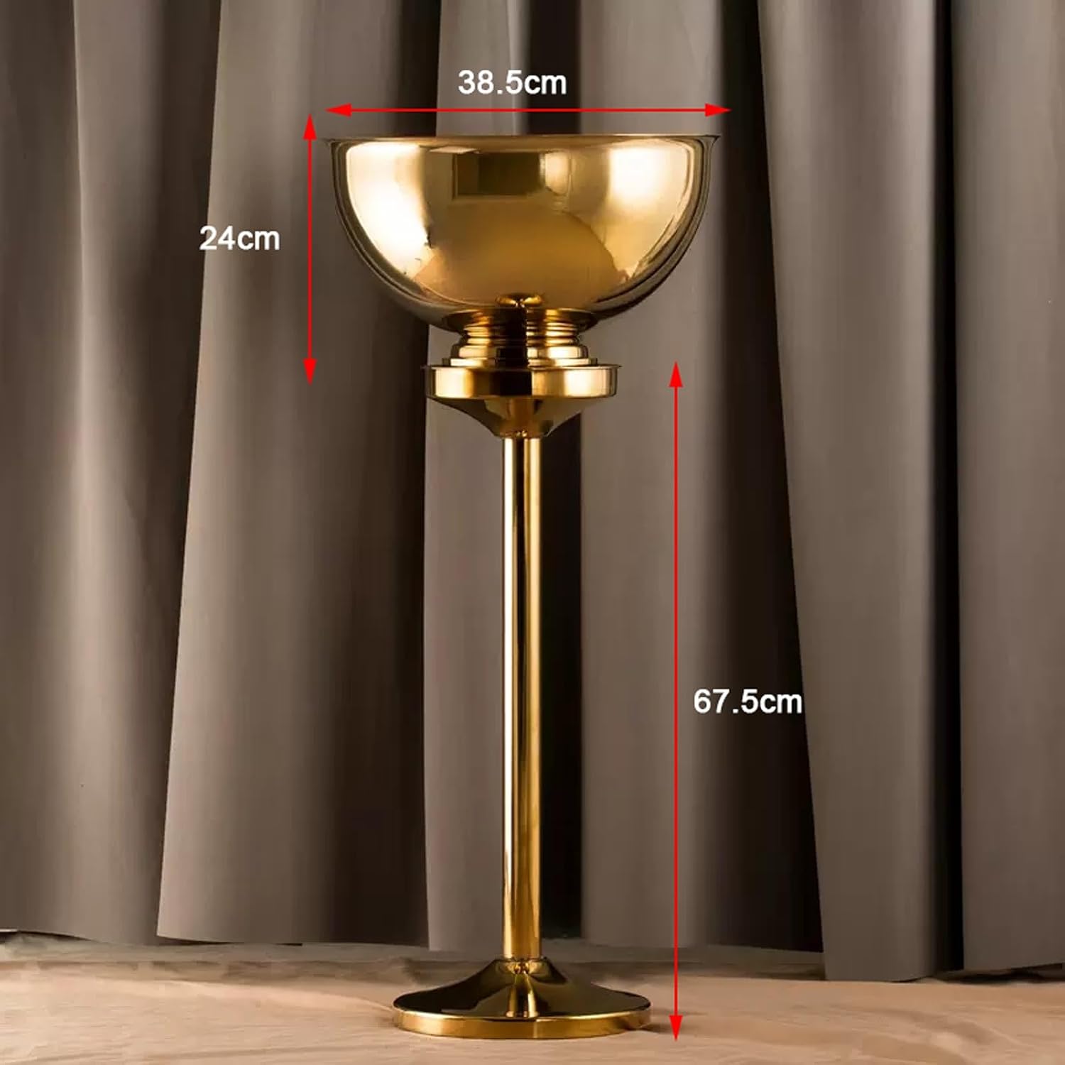 Ice Buckets for Parties, Polished Stainless Steel Champagne Bucket with Stand Free Standing Wine Chiller Wine Coolers and Cellar with Ice Bucket for Kitchen Bar and Outdoor,for Home,Guest Rooms and B