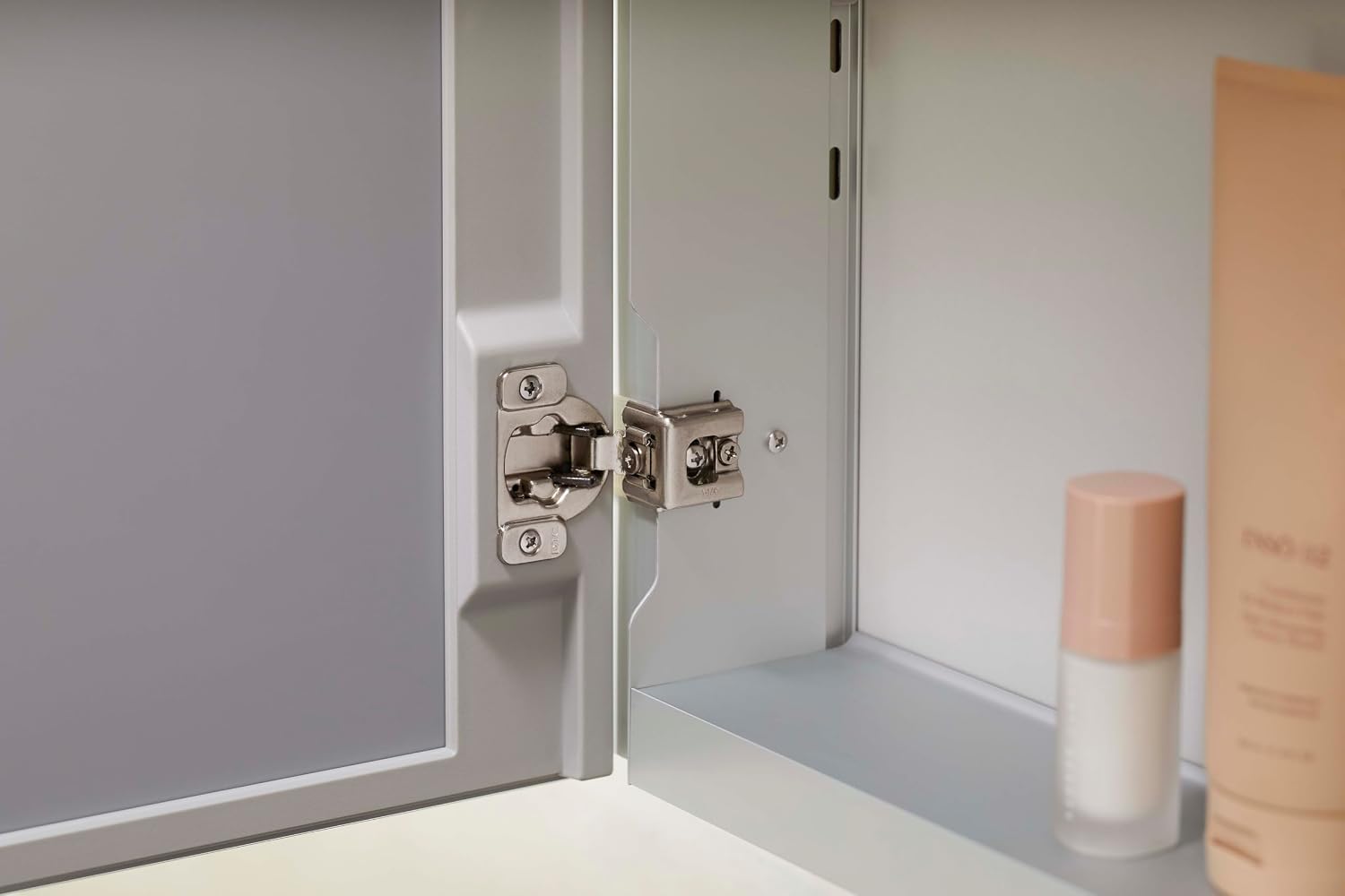 Kohler 55061-NA Embark Slim Medicine Cabinet Mirror, Adjustable Shelves with Mirrored Door, 15 in. W x 26 in. H