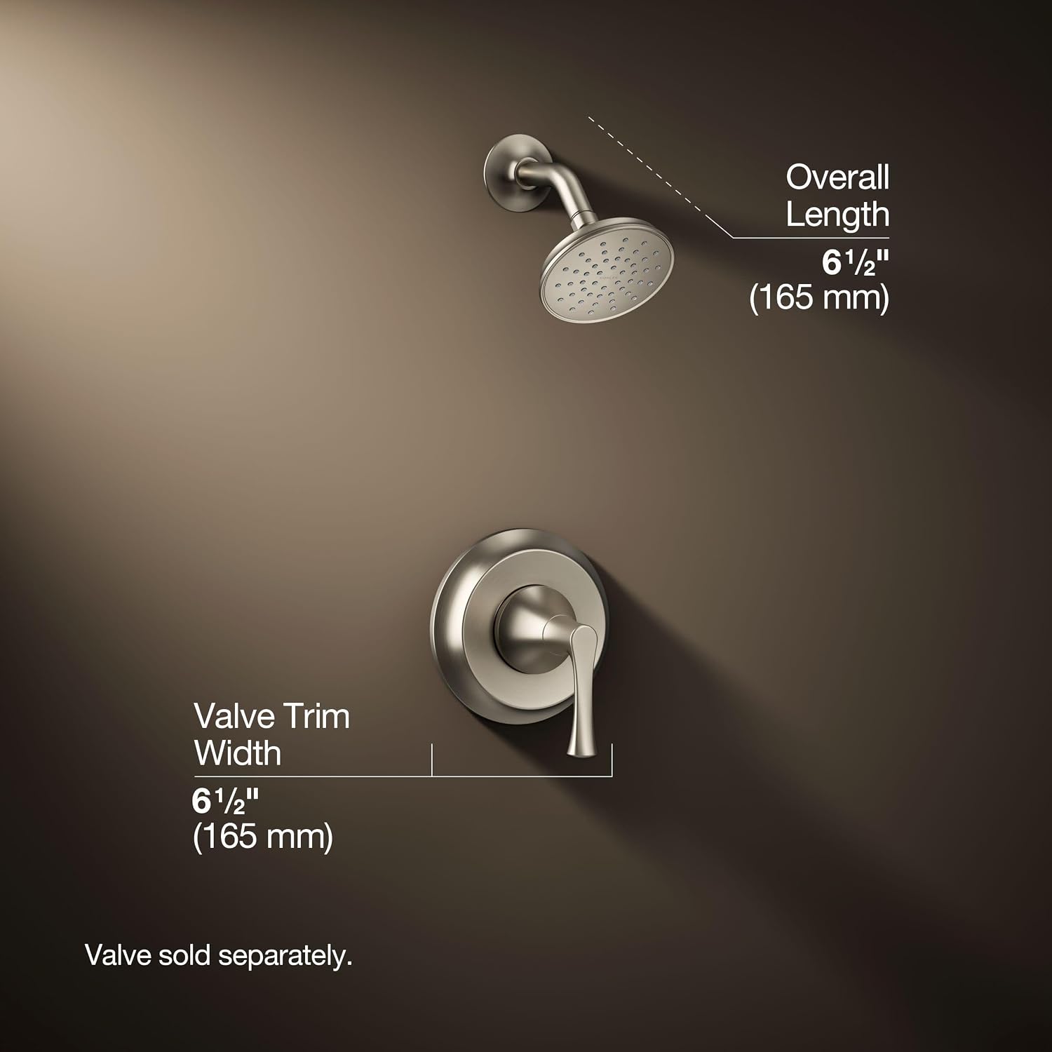 Kohler TS35938-4H-BN Buckley™ Rite-Temp® shower trim kit, 1.5 gpm, Vibrant Brushed Nickel