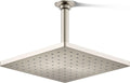 Kohler 26149-BN Honesty® 10' single-function rainhead, 2.5 gpm, Vibrant Brushed Nickel