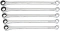 GEARWRENCH 5 Pc. GearBox 12 Pt. XL Double Box Ratcheting Wrench Set, Metric - 85987