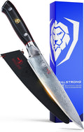 DALSTRONG Utility Knife - Shogun Series Petty - Damascus - Japanese AUS-10V Super Steel - Vacuum Heat Treated - 6' - Sheath