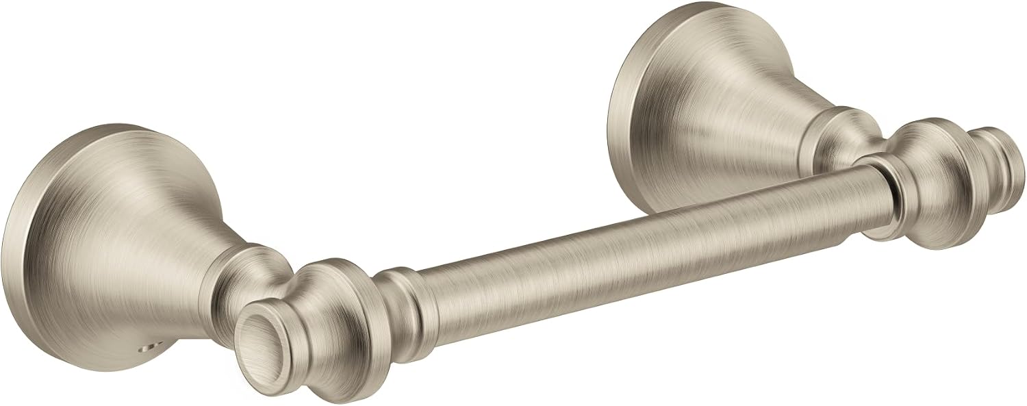 Moen YB0508BN Colinet Traditional Pivoting Toilet Paper Holder, Brushed Nickel
