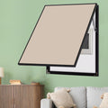 Vertical Meter Box Cover for Breaker Panel, 30x40cm / 12x16inch Electrical Panel Cover for Wall Decoration, Indoor Fuse Box Plate for Replacement(Light Brown,50x70cm(19.7x27.6))