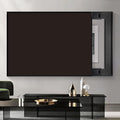 Electrical Panel Cover Push-Pull Electrical Panel Cover Wall Hanging, Solid Color Fuse Box Cover Room Decor, Breaker Box Cover Hide Meter Box, for Home/Office(Black,WXL-70 x 50CM-27.6x19.7)