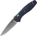 Benchmade - Barrage, Tactical, Every Day Knife, Plain Edge, Drop-Point Blade, Blue Canyon Richlite Handle (581-03)